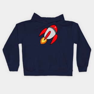 Chubby Rocket Ship Kids Hoodie